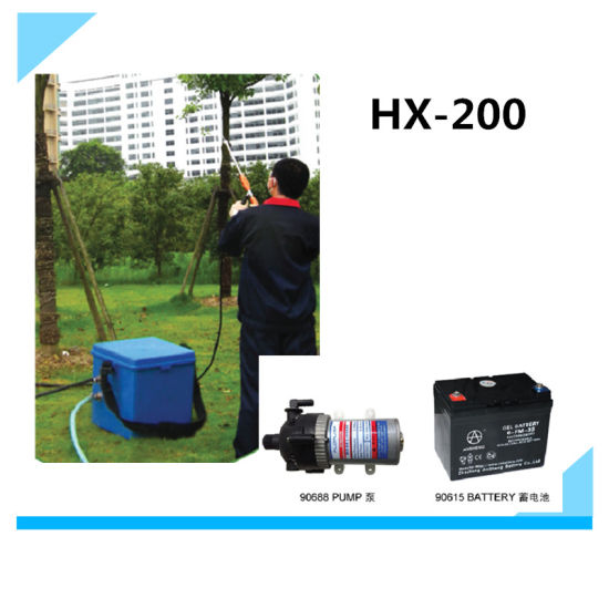 高压泵果园和高大树木电池动力喷雾器价格（HX-200）