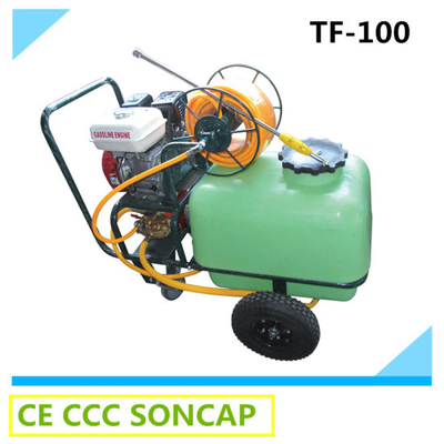 带轮的100升高压汽油发动机动力花园喷雾器（TF-100）