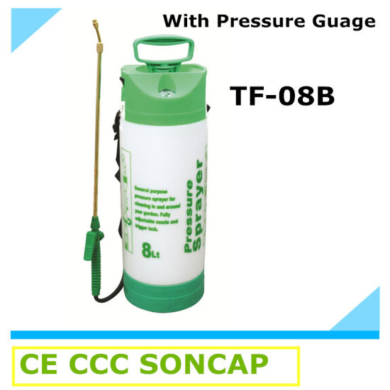 8升塑料气压手动花园喷雾器（TF-08B）
