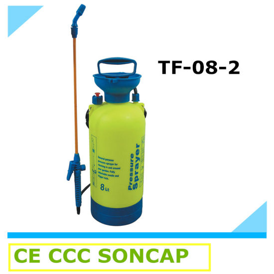 8升塑料工厂农用背负式气压手动喷雾器（TF-08-2）